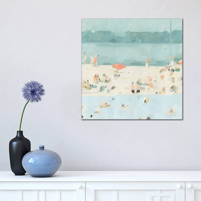 Sea Glass Sandbar II (45.72 cm H x 45.72 cm W x 1.91 cm D)