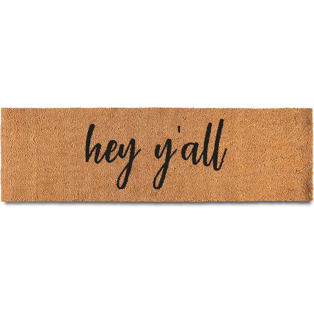 Hey Y'all Large Door Mat 50x15 Inch  Large Front Door Mat Outdoor Entrance  Long Door Mat  Long Front Door Mat  DoorMat Large Oversized Door Mat Outdo