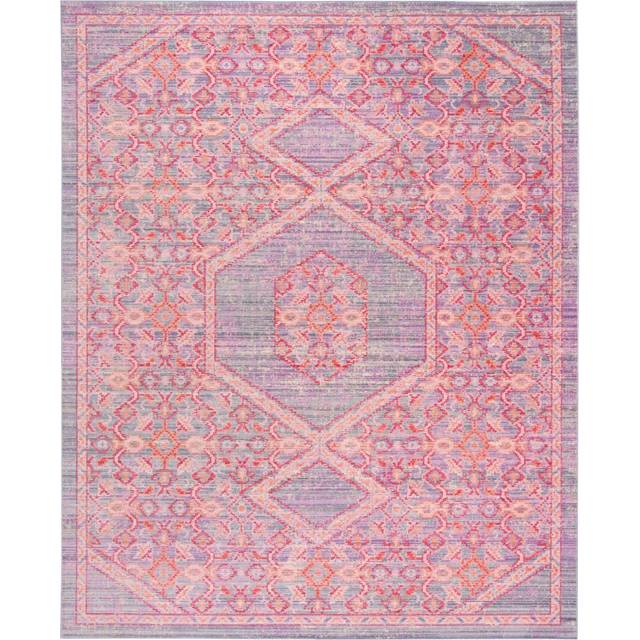 Trowbridge Looped Lavender/Fuchsia Rug (Rectangle 90 x 150cm)