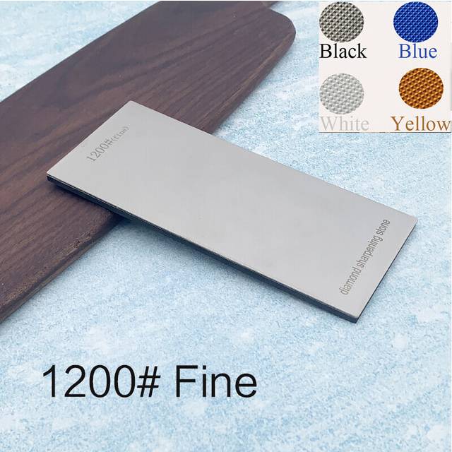 (a-1200 grit Yellow Non-slip base) Diamond Knife Sharpener Sharpening Stone Grit 80-3000# Grindstone Diamond Tools Fine Grinding Whetstone Kitchen acc