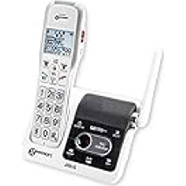 Amplidect 595 U.L.E - Loud Cordless Home Telephone with Intercom System, Answering Machine and SOS Function for Elderly - Medium to Severe Hearing