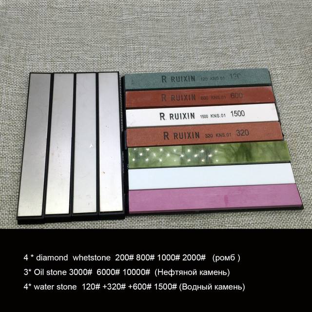 (a-A29 WHETSTONE SET) 1pc-11pcs Diamond whetstone for Ruixin pro RX008 knife sharpener 3000 6000 8000 10000 Oil stone Diamond Sharpener stone 80-3000#