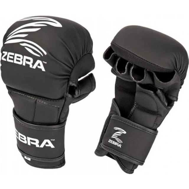 ZEBRA ATHLETICS: MMA SPARRING HANDSKAR - SVART (Medium)