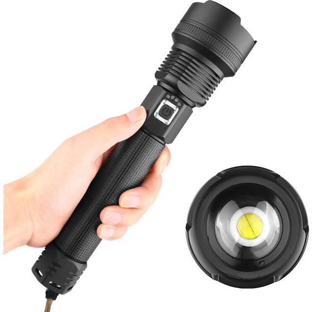 XANES 1907 XHP70 1900 Lumens 3 Modes Zoomable USB Rechargeable LED Flashlight Outdoor 18650/26650 Flashlight LED Torch Light