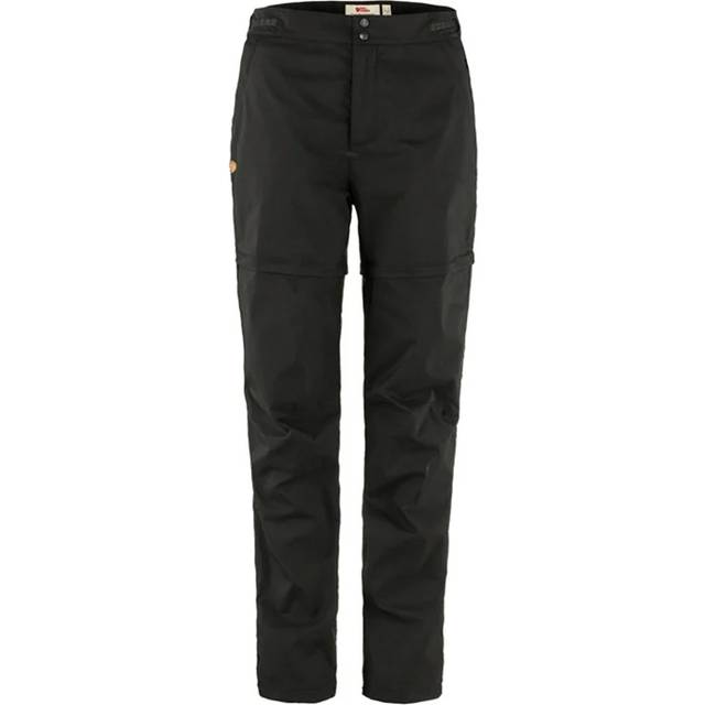 Fjällräven Women's Abisko Hike Zip-Off Trousers Zip-off byxor Dam Storlek 44 - Short Färg black