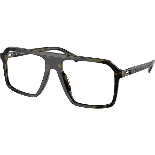 Michael Kors Man MK4123U MONTREUX 3943 Optical frames Acetate Green Transparent Squared Normal