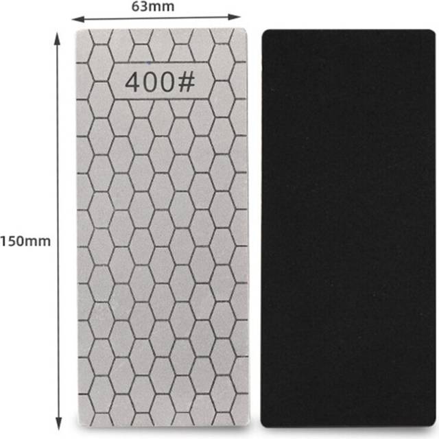(a-Grey 400) Practical Diamond Knife Sharpener Wear-resistant Sharpening Stone  Multipurpose Professional Sharpening Knive Whetstone Gadgets