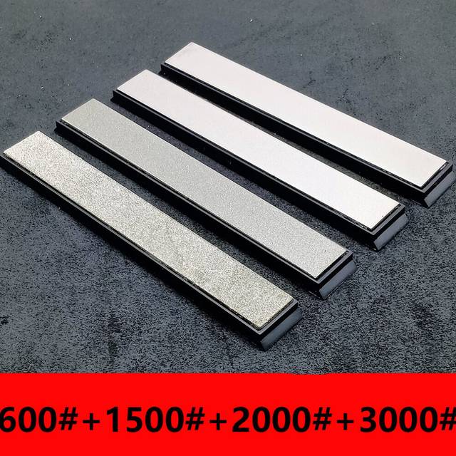 (a-Black) Good quality Diamond whetstone bar match Ruixin pro RX008 Edge Pro knife sharpener 80#-3000#
