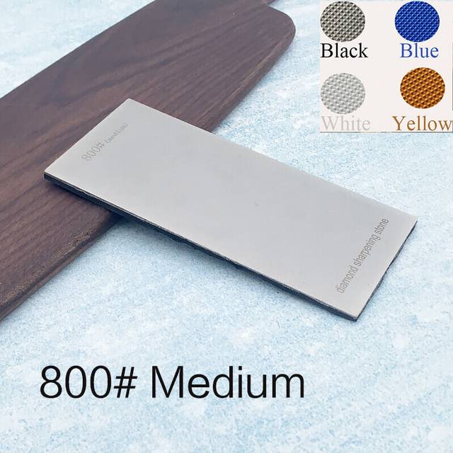 (a-800 grit Yellow Non-slip base) Diamond Knife Sharpener Sharpening Stone Grit 80-3000# Grindstone Diamond Tools Fine Grinding Whetstone Kitchen acce