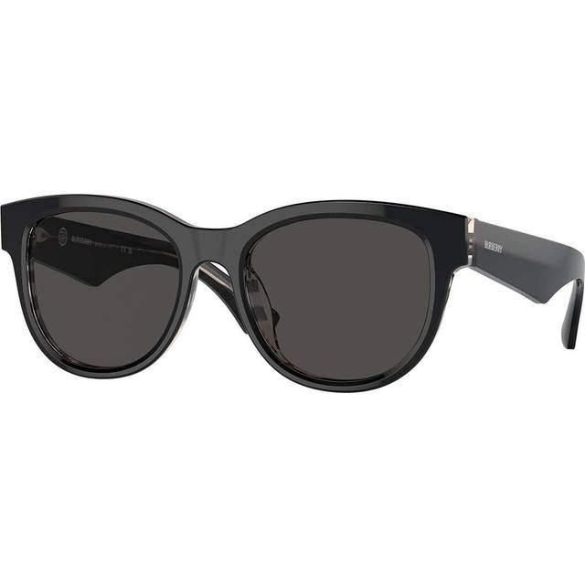 Burberry Woman BE4432U  412187 Sunglasses Acetate Black Grey Pantos Normal