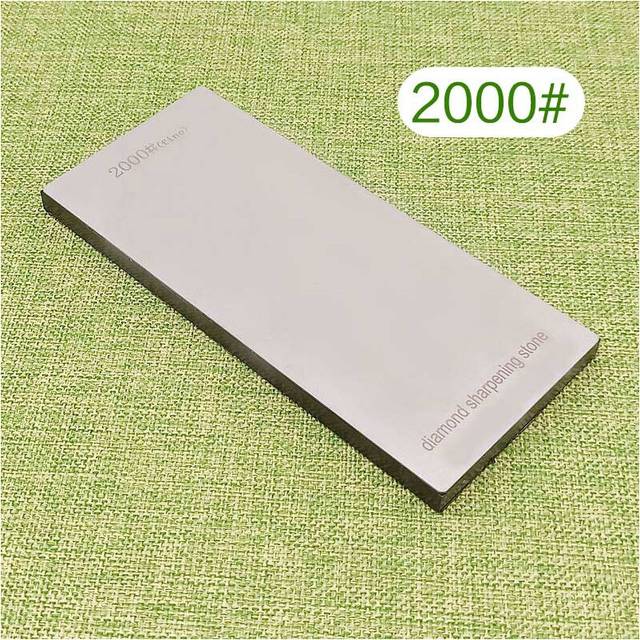 (a-AC 2000 CHOICE) Double Side Diamond Sharpening Stone Knife Sharpener Grit 80-3000# Grindstone Diamond Tools Fine Grinding Whetstone 170*75MM