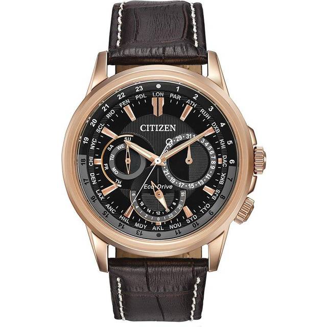 Citizen Calendrier 44mm Rose Gold Tone Chronograph Eco-Drive Men’s Watch