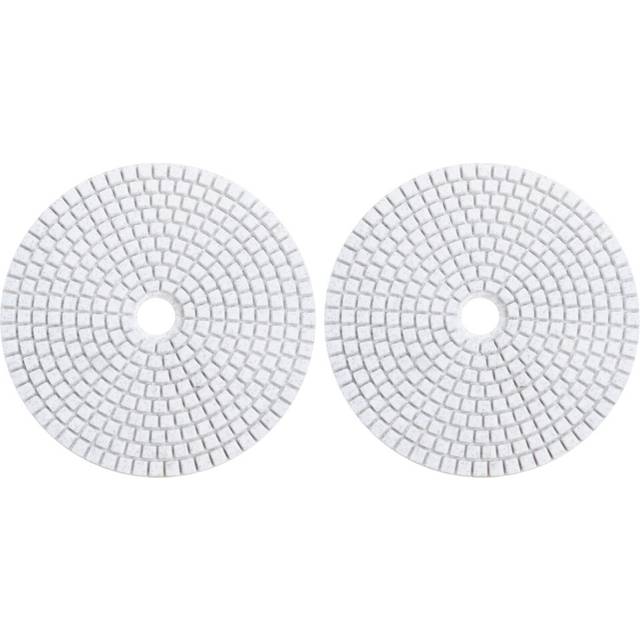 2pcs 5 Inch 125mm Wet Diamond Polishing Pads Marble Granite Grits 30