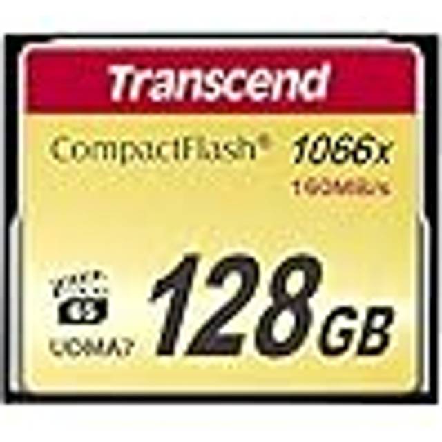 Transcend 128GB Compact Flash Memory Card 1000x TS128GCF1000