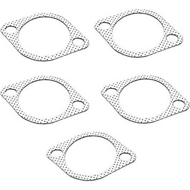 Exhaust Pipe Gasket 5Pcs 3 Ceramic Exhaust Pipe Metal Gasket with Reinforced Ring 3in 76mm Downpipefor 3 exhaust gasket fiesta st180 cobra exhaust 3