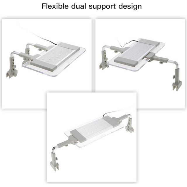 RGBW LED Touch Control Aquarium Light SMD2835 Ultra Thin Total Power 5W for Tank EU Plug