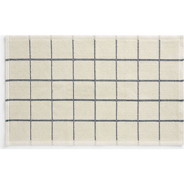 John Lewis Open Check Bath Mat