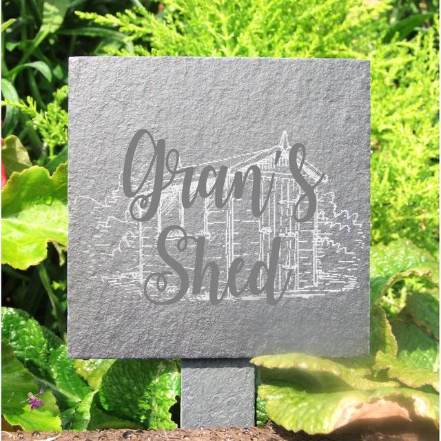Quitaque Gran's Shed Garden Sign (23cm H X 10cm W X 0.4cm D)