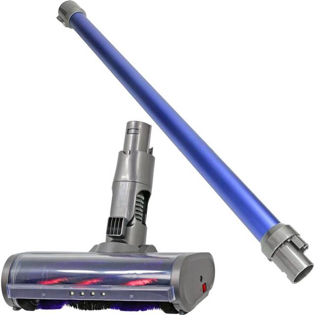 Floor tool motorhead carbon fibre + extension rod wand for dyson v6 sv03 vacuum