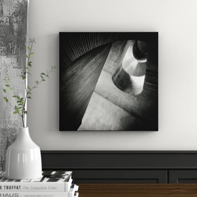 Stair Lights Photographic Print on Wrapped Canvas (41cm H x 41cm W)