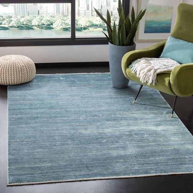 Stonegate No Pattern And Not Solid Colour Blue Area Rug (Rectangle 182.88 x 274.32cm)
