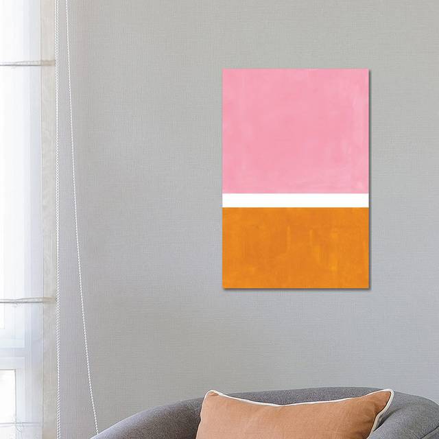 Pastel Pink Rothko Remake by EnShape - Wrapped Canvas Painting (66.04cm H x 45.72cm W x 1.91cm D)