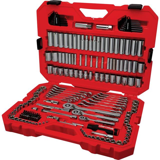 CRAFTSMAN Mechanics Tool Set  1/4 and 3/8 Inch Drive  189 Piece (CMMT12134)