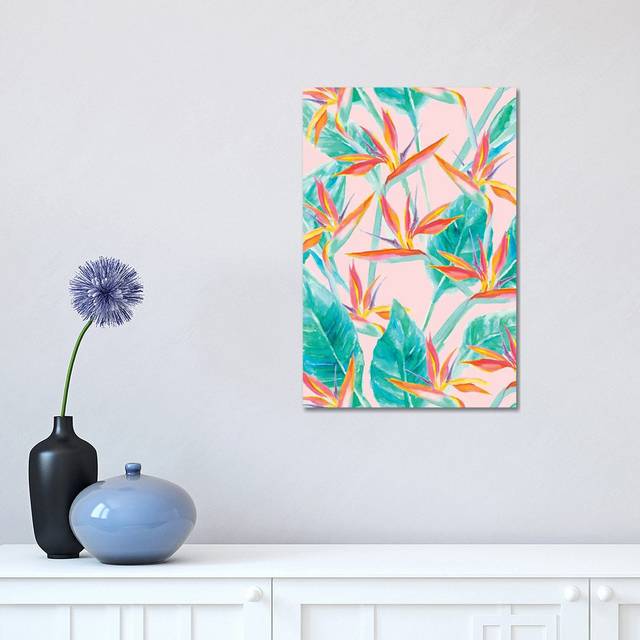 Birds of Paradise by Jacqueline Maldonado - Wrapped Canvas Graphic Art (45.72cm H x 30.48cm W x 1.905cm D)