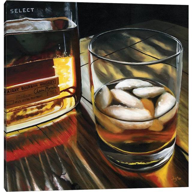 The Rocks by Christopher Lyter - Wrapped Canvas Painting (45.72cm H x 45.72cm W)
