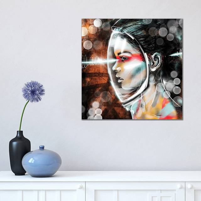 Nova Spike IV by Vin Zzep - Wrapped Canvas Painting (45.72cm H x 45.72cm W x 3.81cm D)