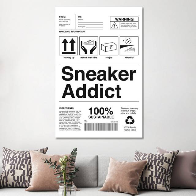 Sneaker Addict (152.5 cm H x 101.5 cm W)