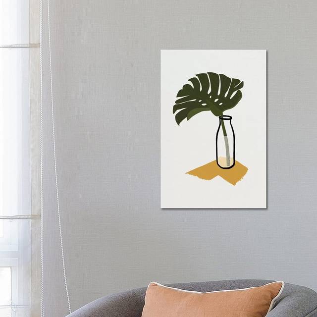 Monstera Deliciosa in a Bottle by Alisa Galitsyna - Wrapped Canvas Graphic Art (66.04 cm H x 45.72 cm W x 1.91 cm D)
