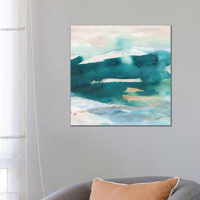 Ocean Lights by Carol Robinson - Wrapped Canvas Painting (66.04 cm H x 66.04 cm W x 3.175 cm D)