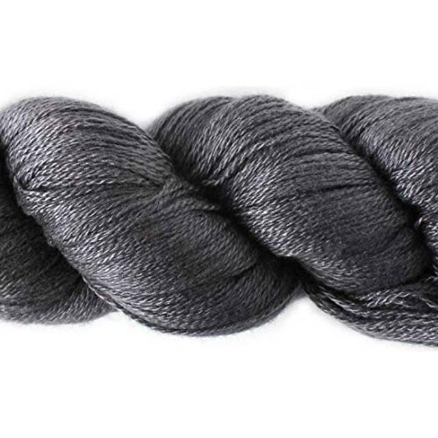 Lotus Yarns Silky Cashmere Fingering Weight Knitting Yarn Skein Shiny Soft and Breathable Crochet Yarn  Great for Shawl  Scarves  Top and Craft Projec