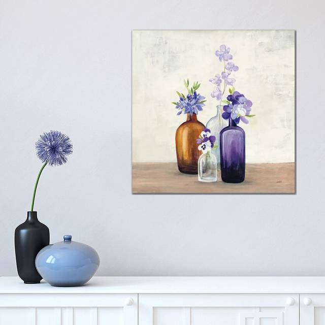 Windowsill Garden II by Julia Purinton - Wrapped Canvas Art Prints (45.72 cm H x 45.72 cm W)