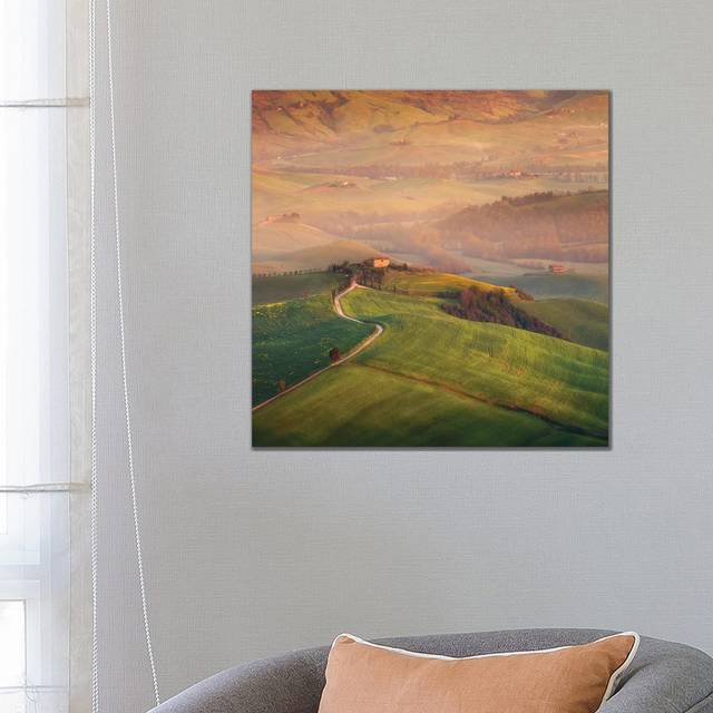 Spring in Tuscany XIX by Daniel Kordan - Photograph Print on Canvas - Wrapped Canvas (66.04 cm H x 66.04 cm W x 1.91 cm D)