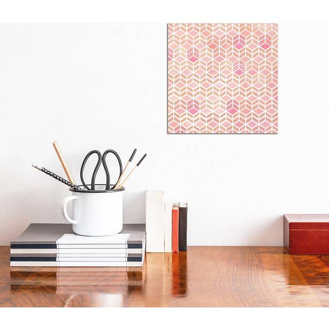 Take the Cake Pastel Square by Monika Strigel - Wrapped Canvas Painting (30.48cm H x 30.48cm W x 1.9cm D)