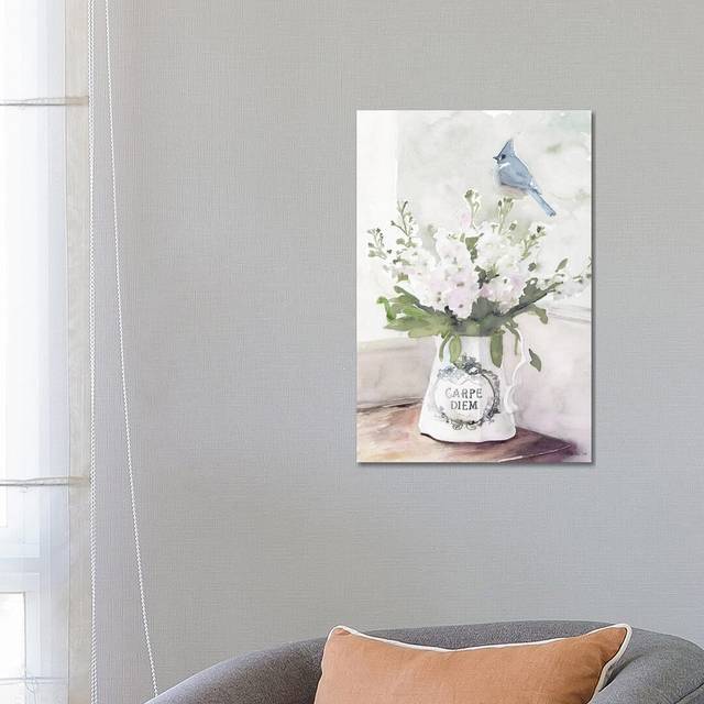 Parisian Pot III by Stellar Design Studio - Painting on Canvas - Wrapped Canvas (66.04 cm H x 45.72 cm W x 3.175 cm D)