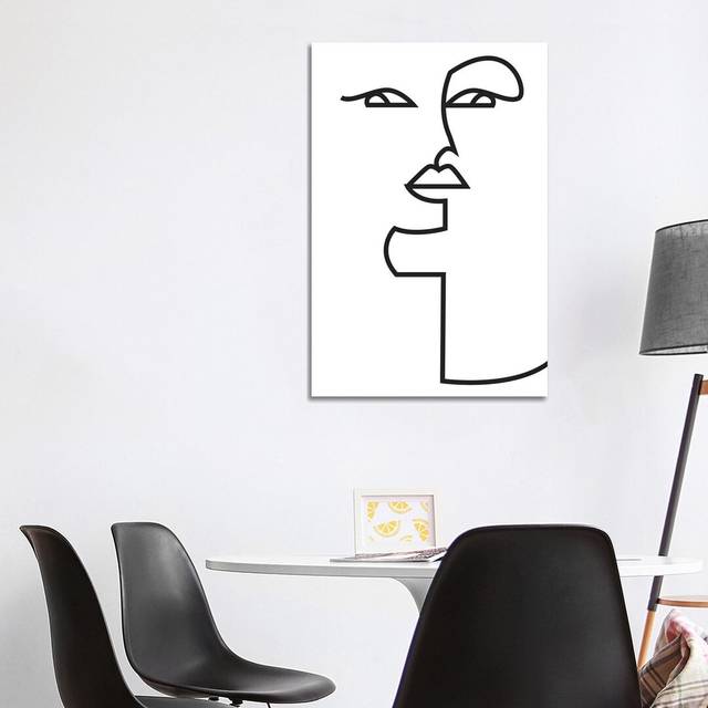 Iris II by Honeymoon Hotel - Wrapped Canvas Painting (101.6cm H x 66.04cm W x 1.905cm D)