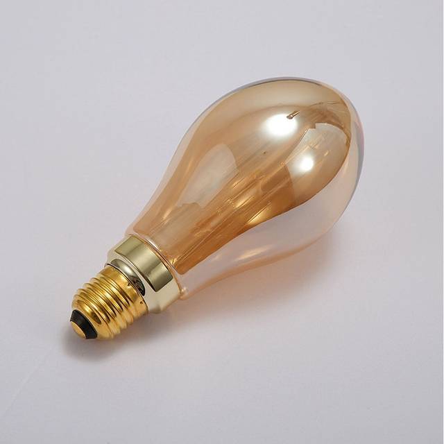 3W LED E27 Edison Screw Filament Ellips Non Dimmable LED Lamp In Warm White (E27/Medium (European))