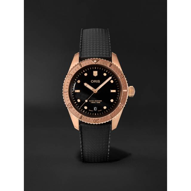 Oris - Divers-Sixty Five Automatic 38mm Bronze Watch, Ref. No. 01 733 7771 3154-07 4 19 18BR - Men - Black