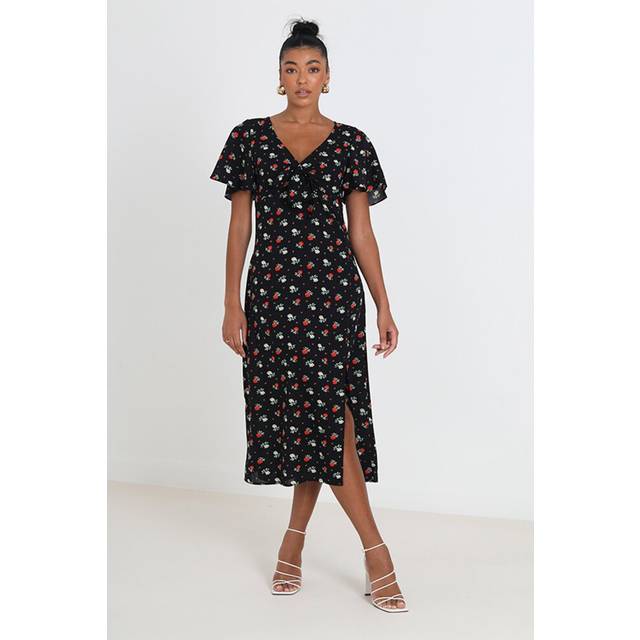 Ladies Floral Print Summer Dress