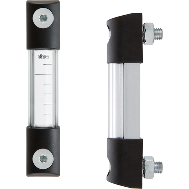 ELESA Oil electrical level indicator-HCK.508-SST-M12-NBR-PC-P-80-NC