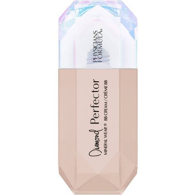 Physicians Formula Mineral WearDiamond Perfector BB Cream  10 in 1 Skin Perfecting Beauty Balm  Lightweight & Luminous Finish - Fair to Light