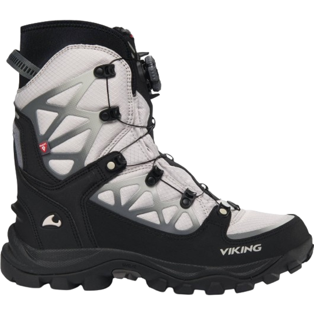 Viking Constrictor 3 High WP BOA Snowmobile Boots Light Grey-Black 36 (36)