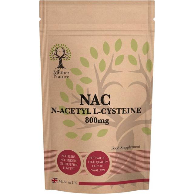 (180 Capsules) Pure NAC N-ACETYL L-CYSTEINE 1600mg per serving High Strength Amino Acid Nac Supplement Antioxidant, Supports Brain 800mg Vegan Capsule