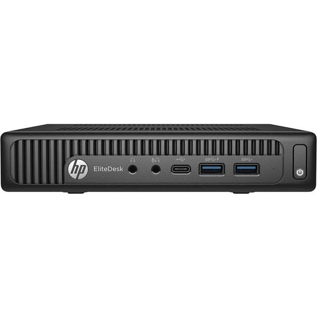 EliteDesk 800 G2 Desktop Mini PC Core i5 (6500T) 2.5GHz 8GB 256GB SSD WLAN BT Windows 10 Pro 64-bit (HD Graphics 530) (Renewed)