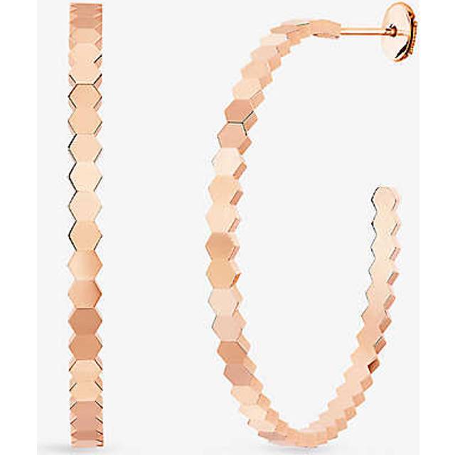 Chaumet Womens Rose Gold Bee My Love 18ct Rose-gold Hoop Earrings - ROSE GOLD