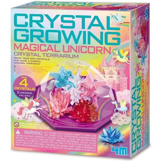 Crystal Growing Unicorn Land Terrarium