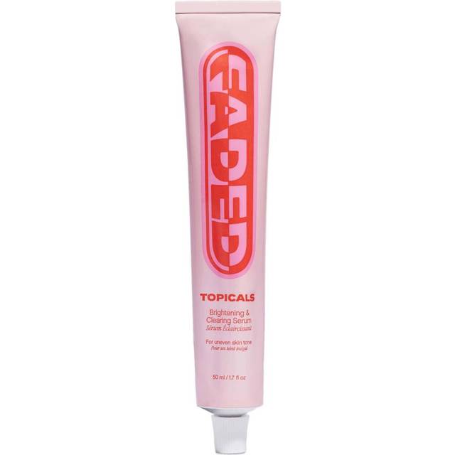 FADED Topicals Brightening & Clearing Serum 50ml, Pink, 1.76 Ounce